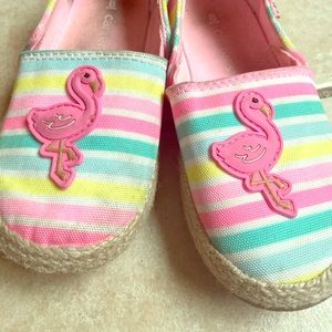 Carters flamingo shoes